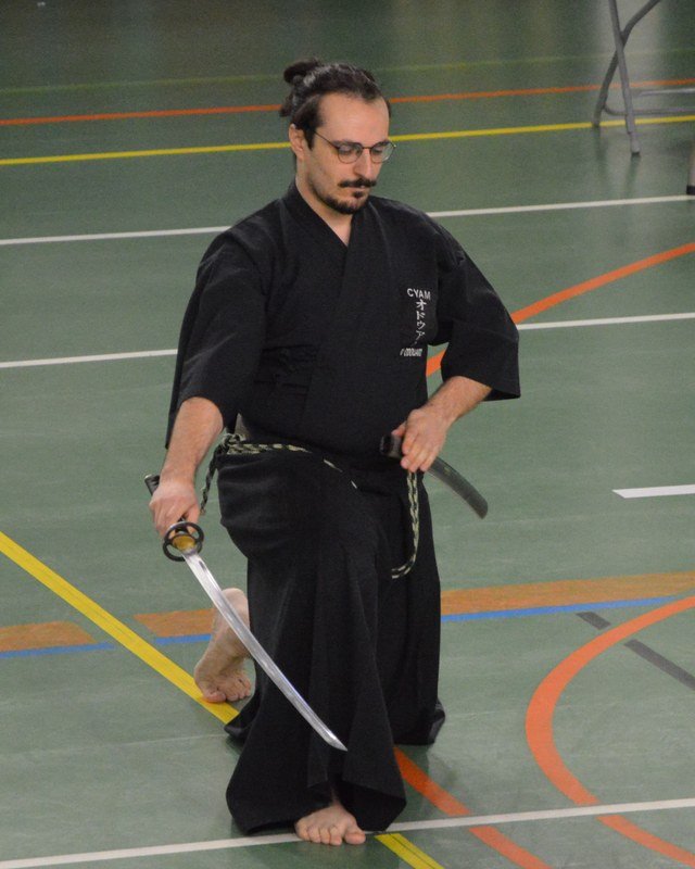 Valentin Odouard, enseignant d'Iaïdo au CYAM Yerres